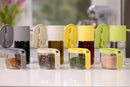 Zuutii Glass Spice Jar, 10 oz Seasoning Container for Salt & Sugar