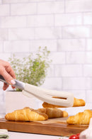 Zuutii Stainless Steel Cooking Tongs with Silicone Head