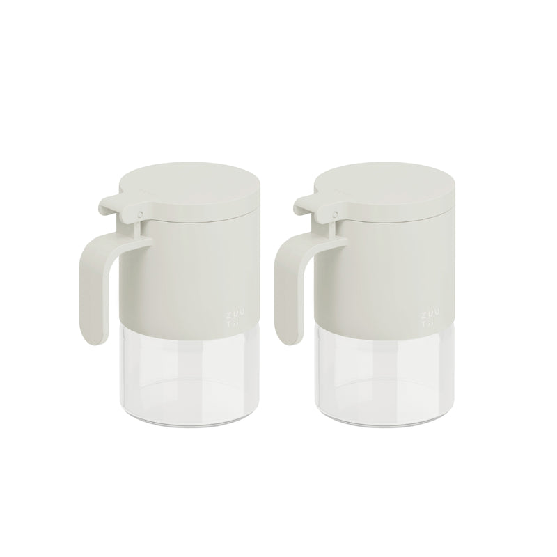 Two Spice Container - Light Cream